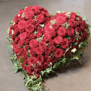 Rotes Rosenherz