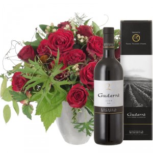 Amore! mit Rotwein Gudarrà - Aglianico del Vulture (75cl)