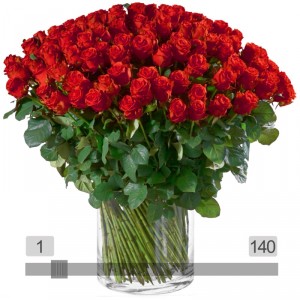 MyBouquet rote Rosen  (Preis & Anzahl wählbar)